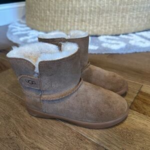 UGG Tan Sheepskin Ankle Boots